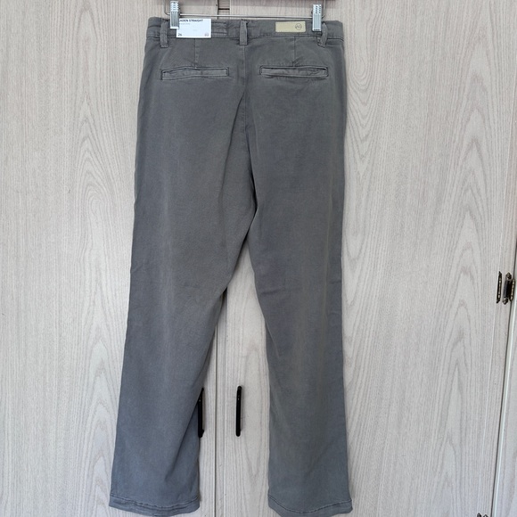 NWT AG Denim Caden Straight, Relaxed Chino, Sulphur Pebble Grey, size 26 - Picture 10 of 15